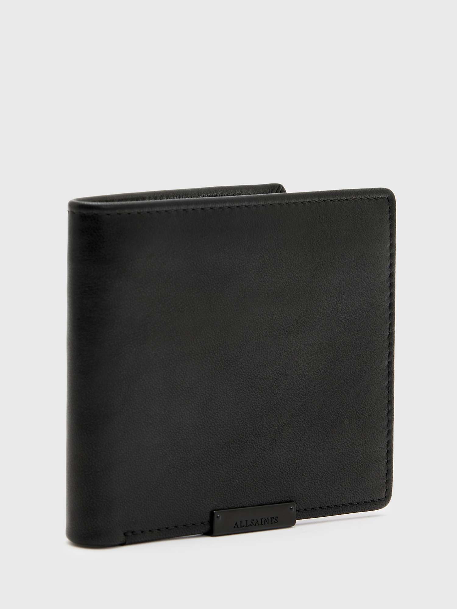 Buy AllSaints Attain Cardholder Wallet, Black Online at johnlewis.com