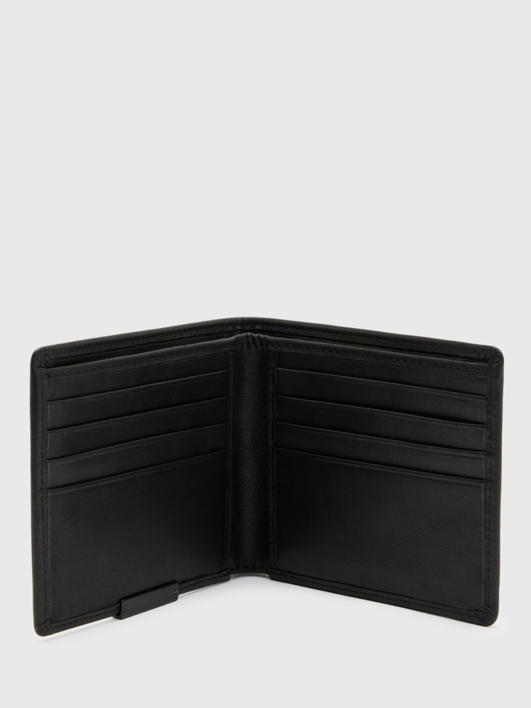 AllSaints Attain Cardholder Wallet, Black, One Size