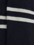 Reiss Alcott Wool & Cashmere Blend Socks, Navy