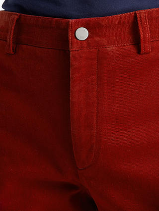 SPOKE Winter Heroes Cotton Blend Narrow Thigh Chinos, Maroon