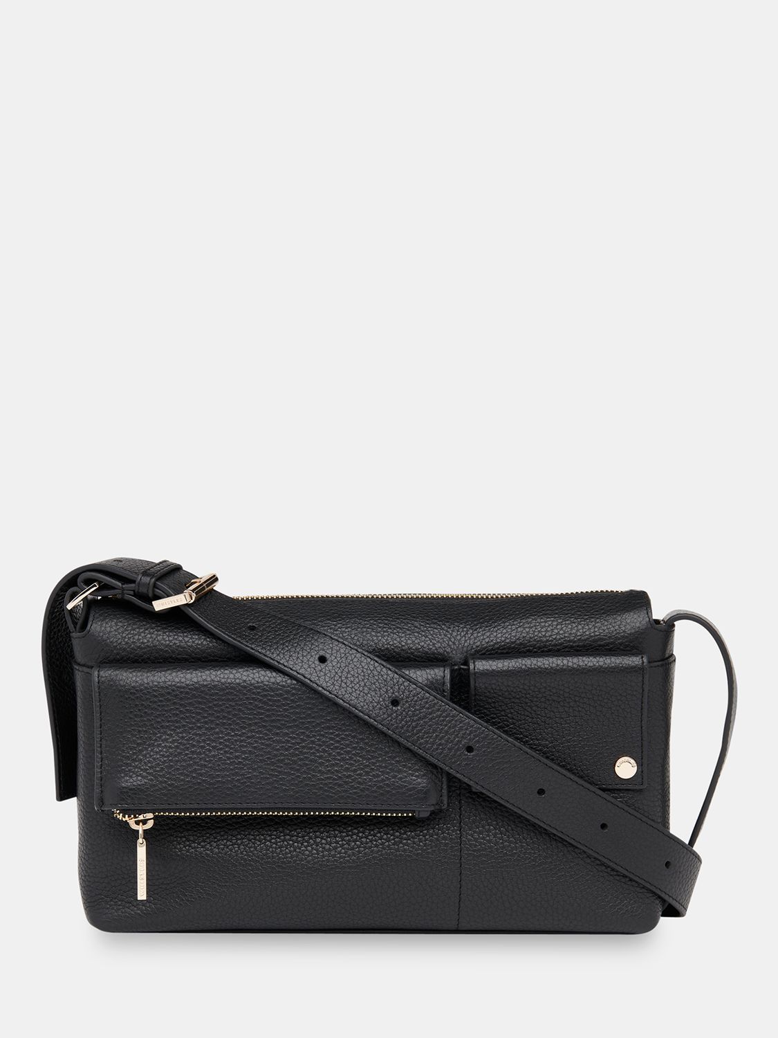 Whistles Tilda Pocket Detail Handbag, Black, One Size