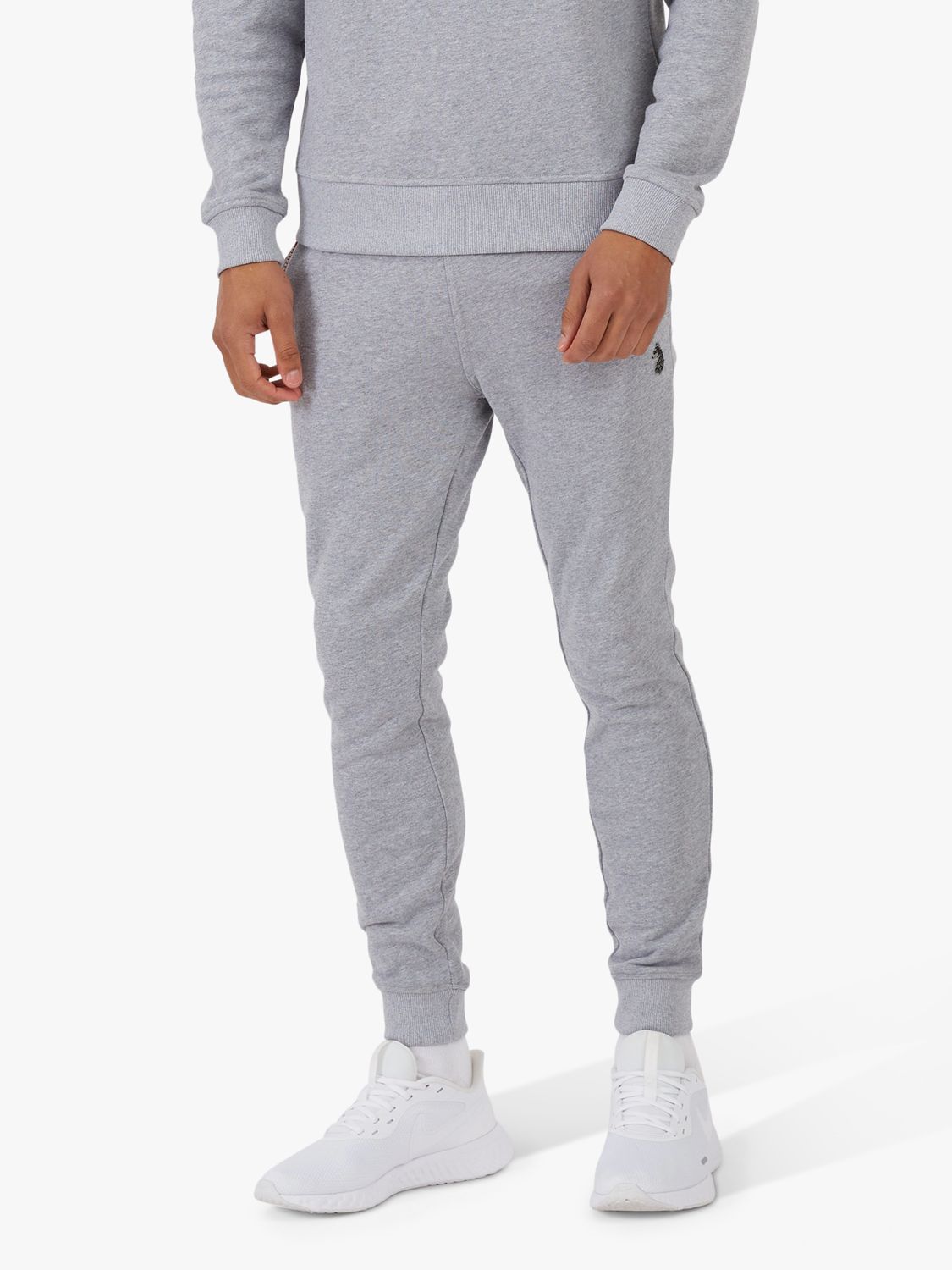 Truly Cashmere Joggers, Charcoal Marl at John Lewis & Partners