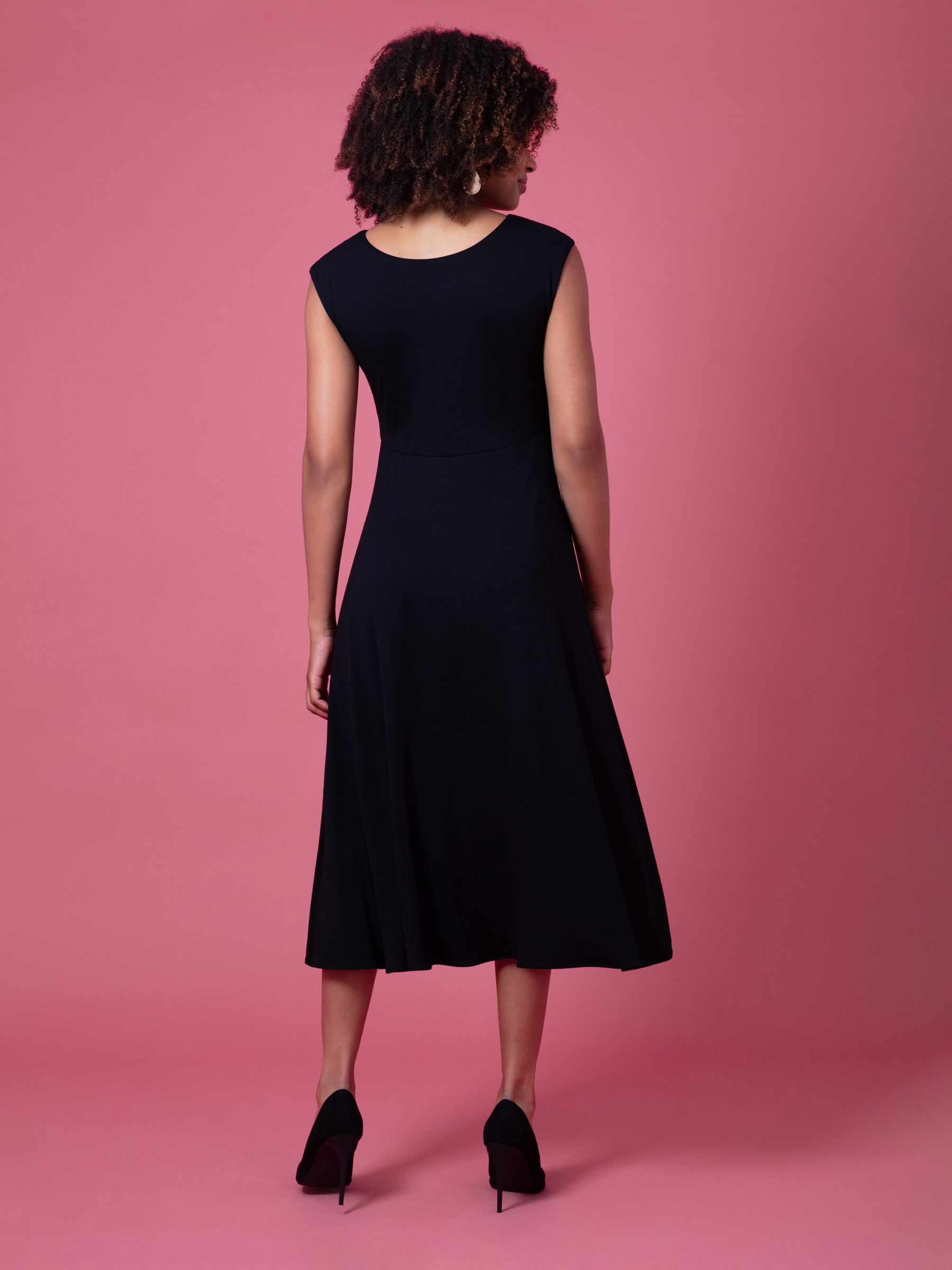 Alie Street Luna Midi Dress, Black, 6-8