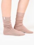 Tutti & Co Farne Plain Ribbed Long Socks, One Size