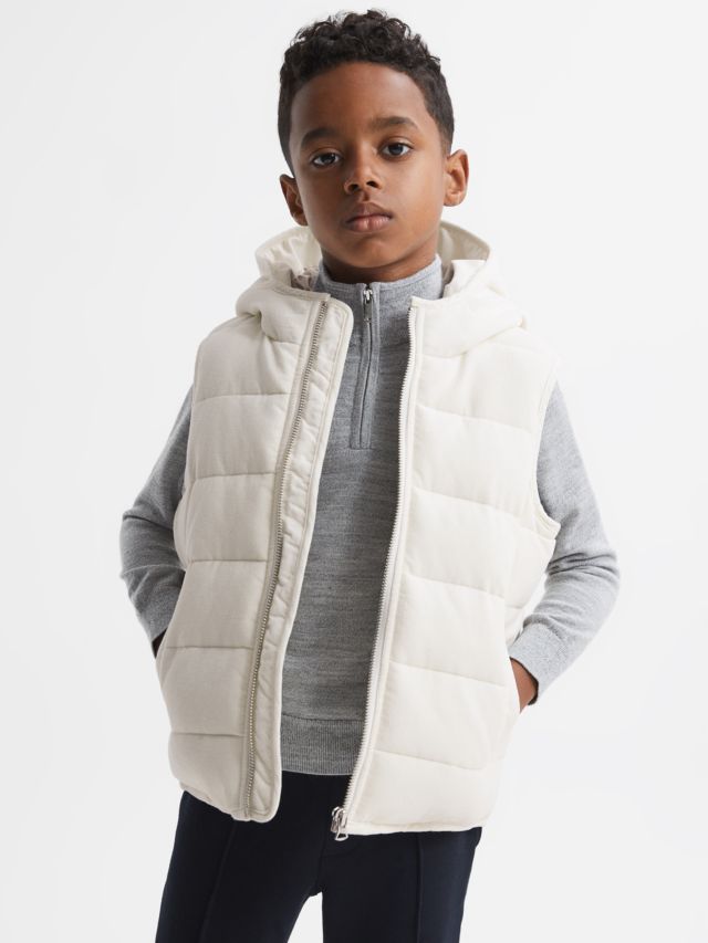 Boys hooded sale gilet