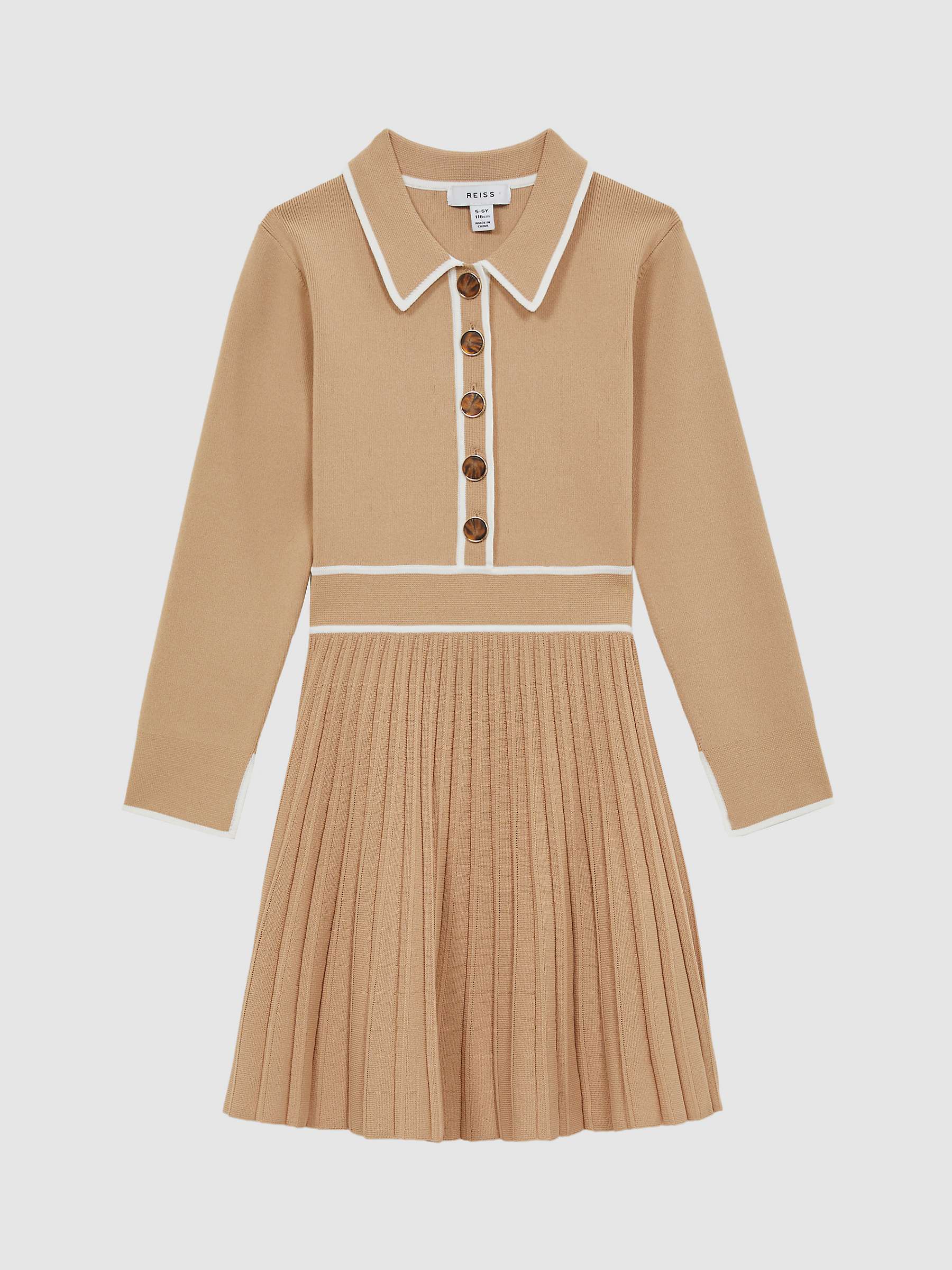 Buy Reiss Kids' Mia Knitted Skater Dress Online at johnlewis.com