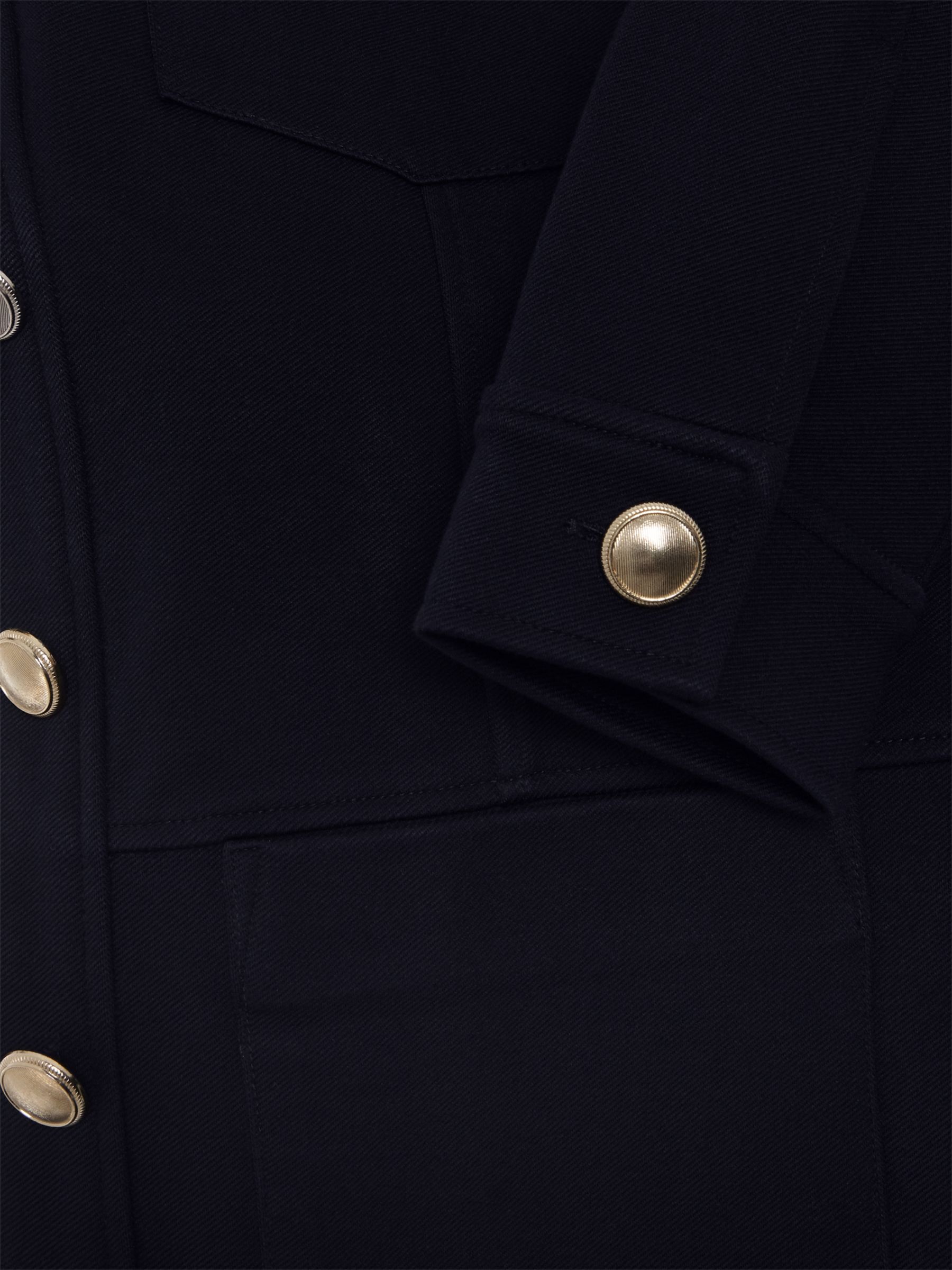 Hobbs Petrie Jersey Jacket, Navy at John Lewis & Partners