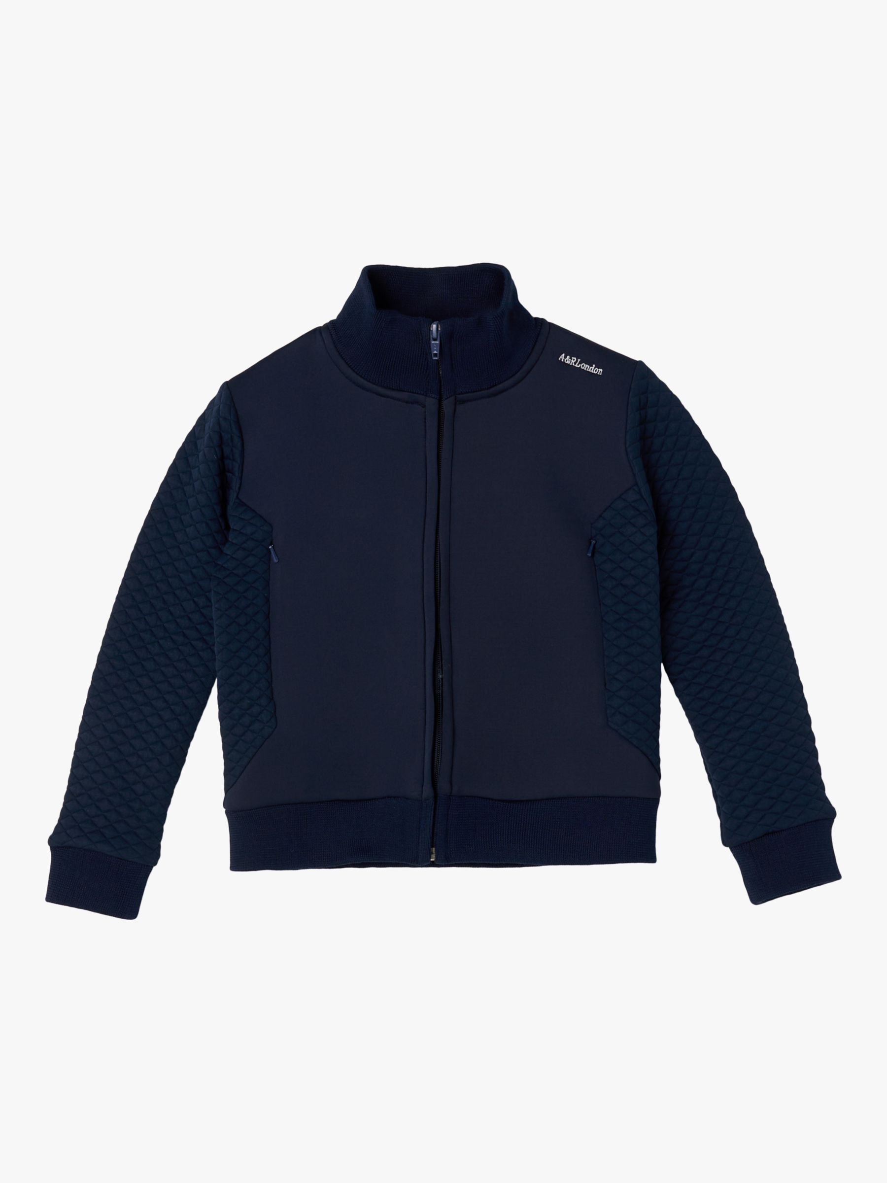 Angel & Rocket Kids' Leo Military Style Jacket, Navy at John Lewis ...