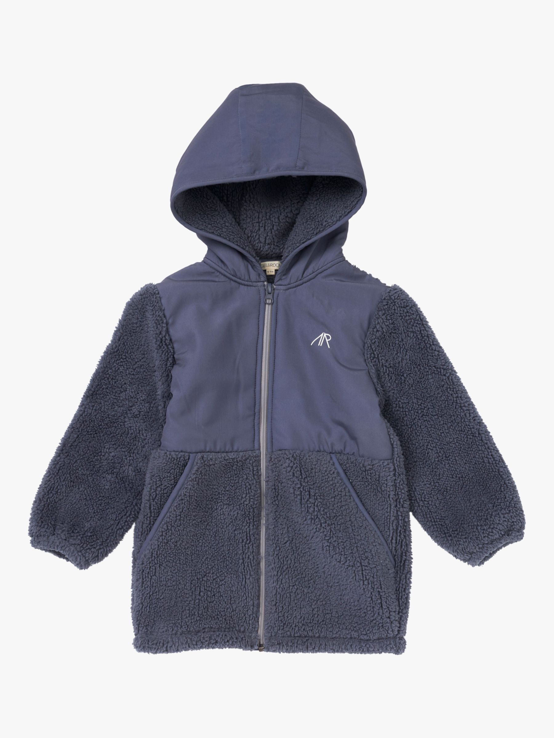 Angel & Rocket Kids' Borg Fleece, Blue