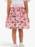 Angel & Rocket Kids' Ellie Oversize Sequins & Lace Skirt, Pink, Pink