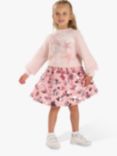Angel & Rocket Kids' Ellie Oversize Sequins & Lace Skirt, Pink, Pink