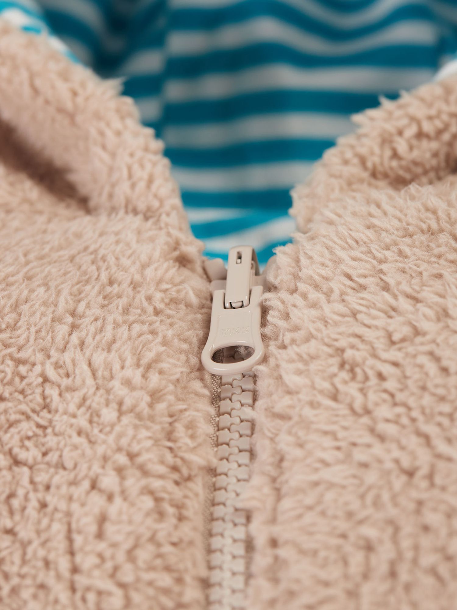 Buy Frugi Baby Ted Fleece Reversible Jacket, Multi Online at johnlewis.com