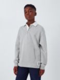 John Lewis Kids' Pocket Rugby Sweatshirt, Grey