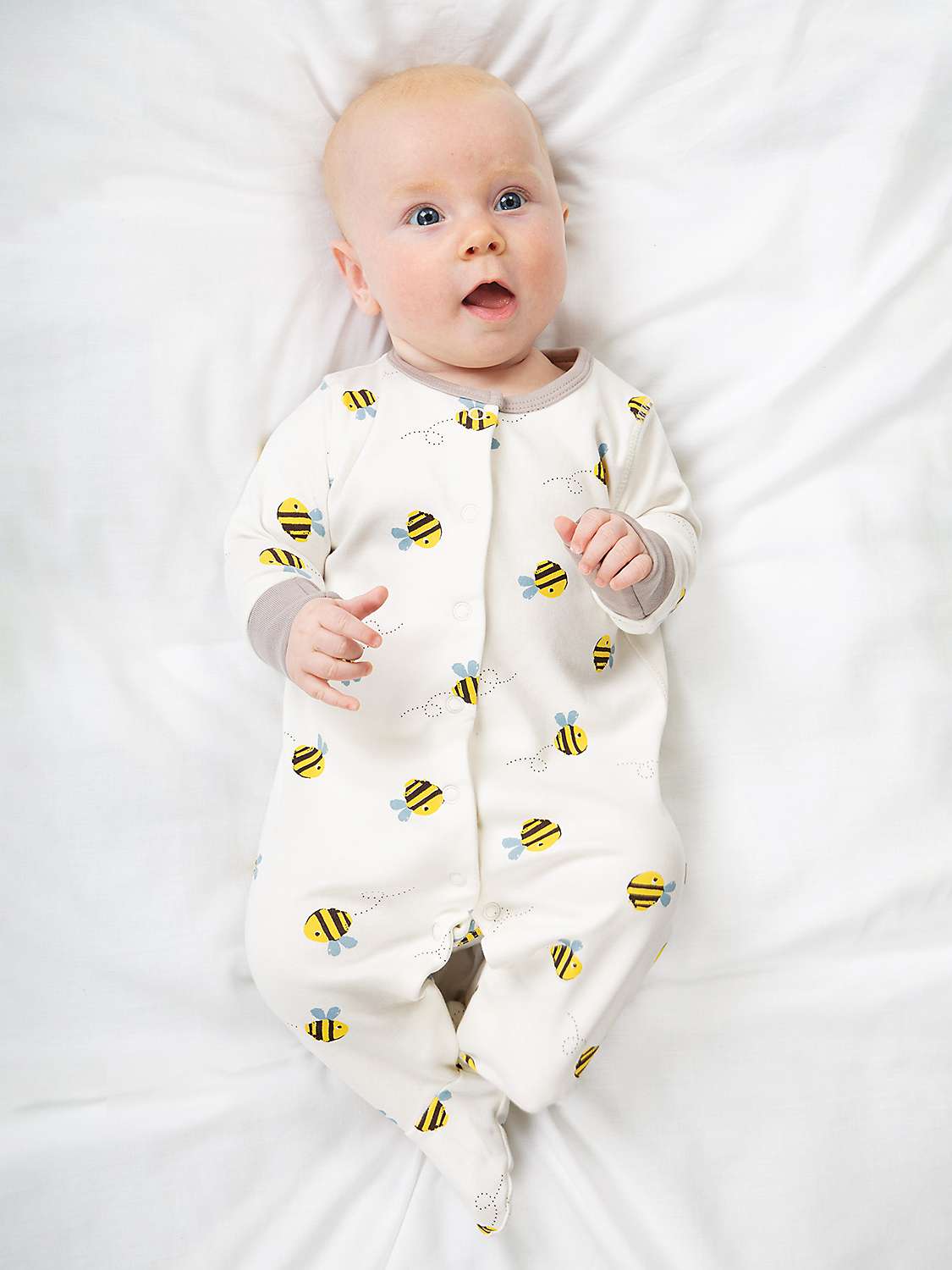 Buy Frugi Baby Buzzy Bee Baby Gift Set, White/Multi Online at johnlewis.com