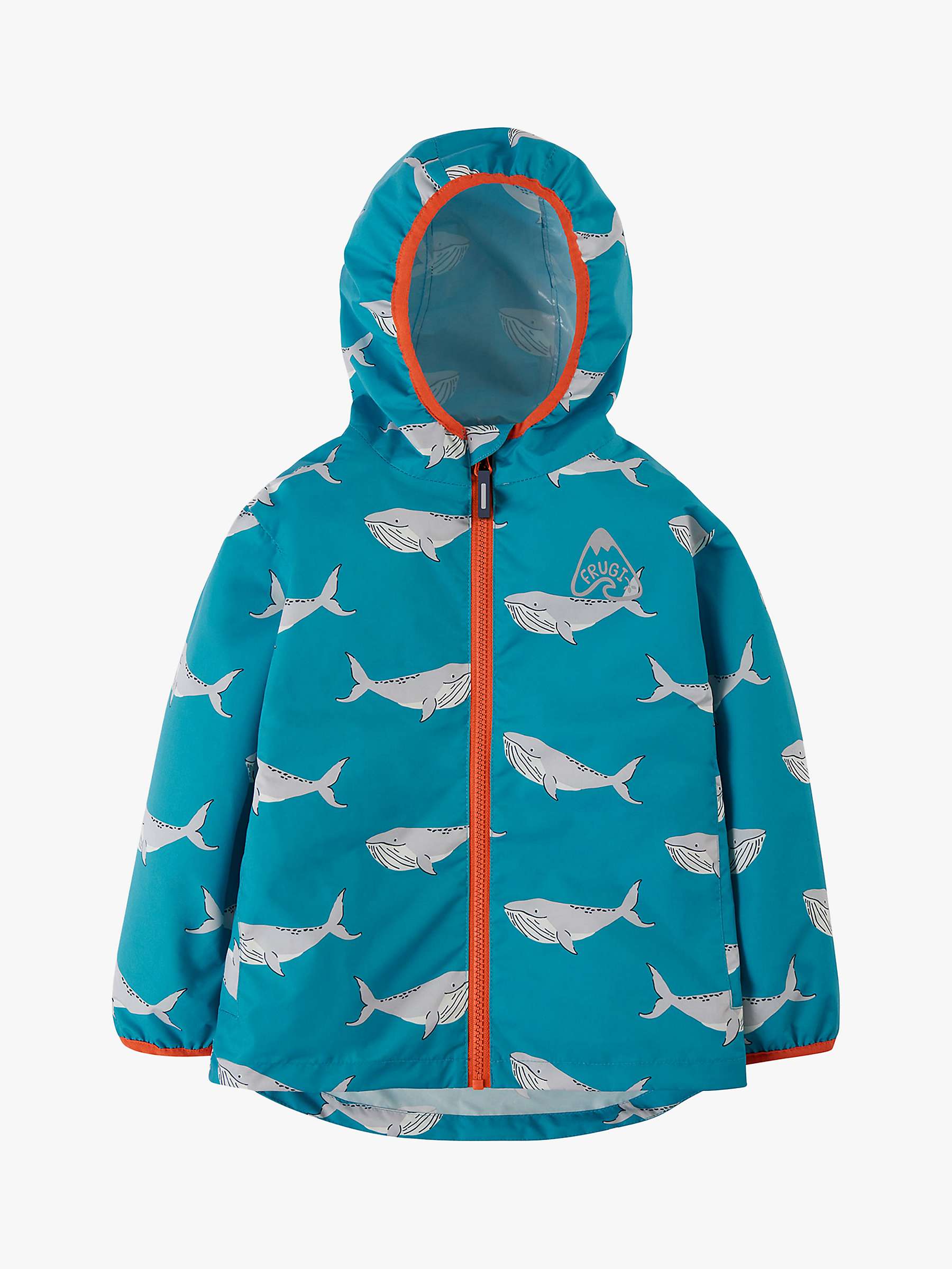 Buy Frugi Kids' Rain or Shine Camper Whales Jacket, Multi Online at johnlewis.com