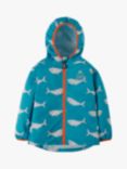 Frugi Kids' Rain or Shine Camper Whales Jacket, Multi
