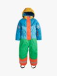 Frugi Kids' Any Weather All in One Outwear, Chunky Rainbow Stripe