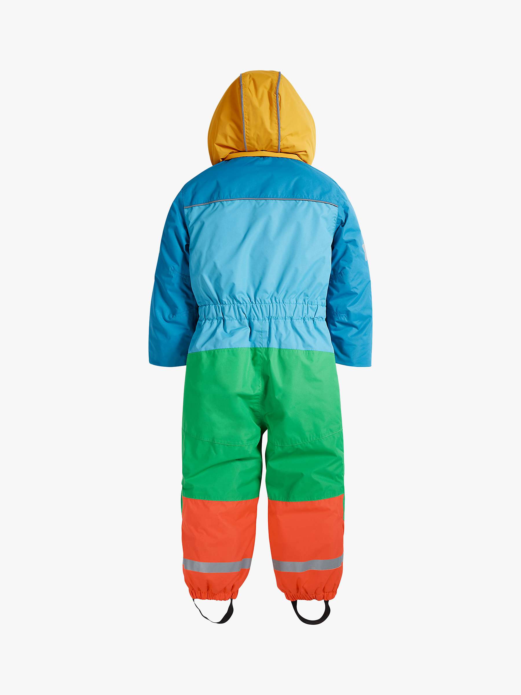 Buy Frugi Kids' Any Weather All in One Outwear, Chunky Rainbow Stripe Online at johnlewis.com