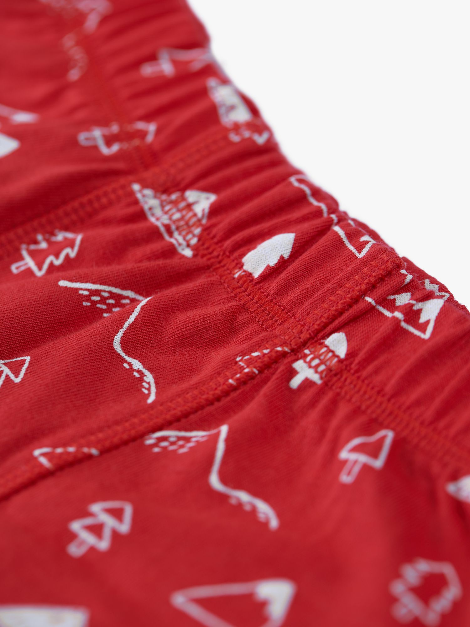 Buy Frugi Kids' Sean Printed Boxer Shorts, Pack of 3, Mountain Multi Online at johnlewis.com