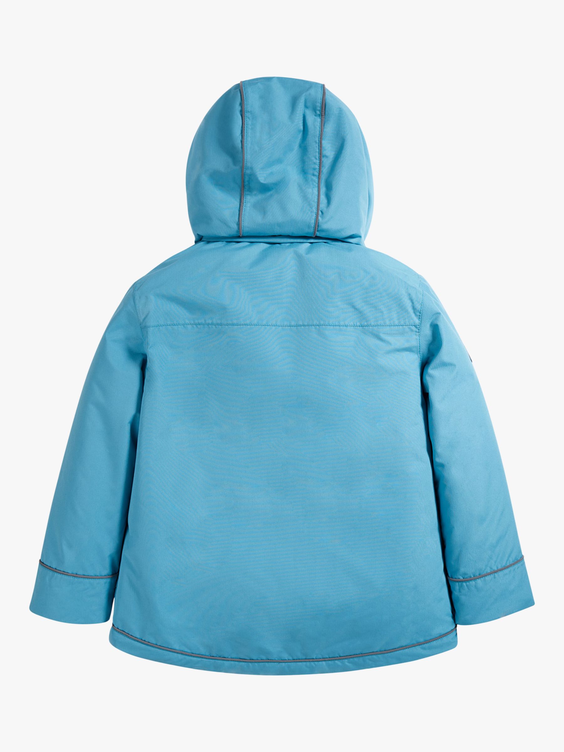 Frugi Kids' Rambler 3 in 1 Coat, Tor Blue/Multi, 1-2 years