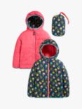 Frugi Kids' Reversible Toasty Trail Acorn Jacket, Multi