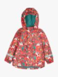 Frugi Kids' Puddle Buster Watermelon Pegasus Waterproof Coat, Multi