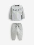 Ted Baker Baby Logo Quilted Sweatshirt & Joggers Set, Grey