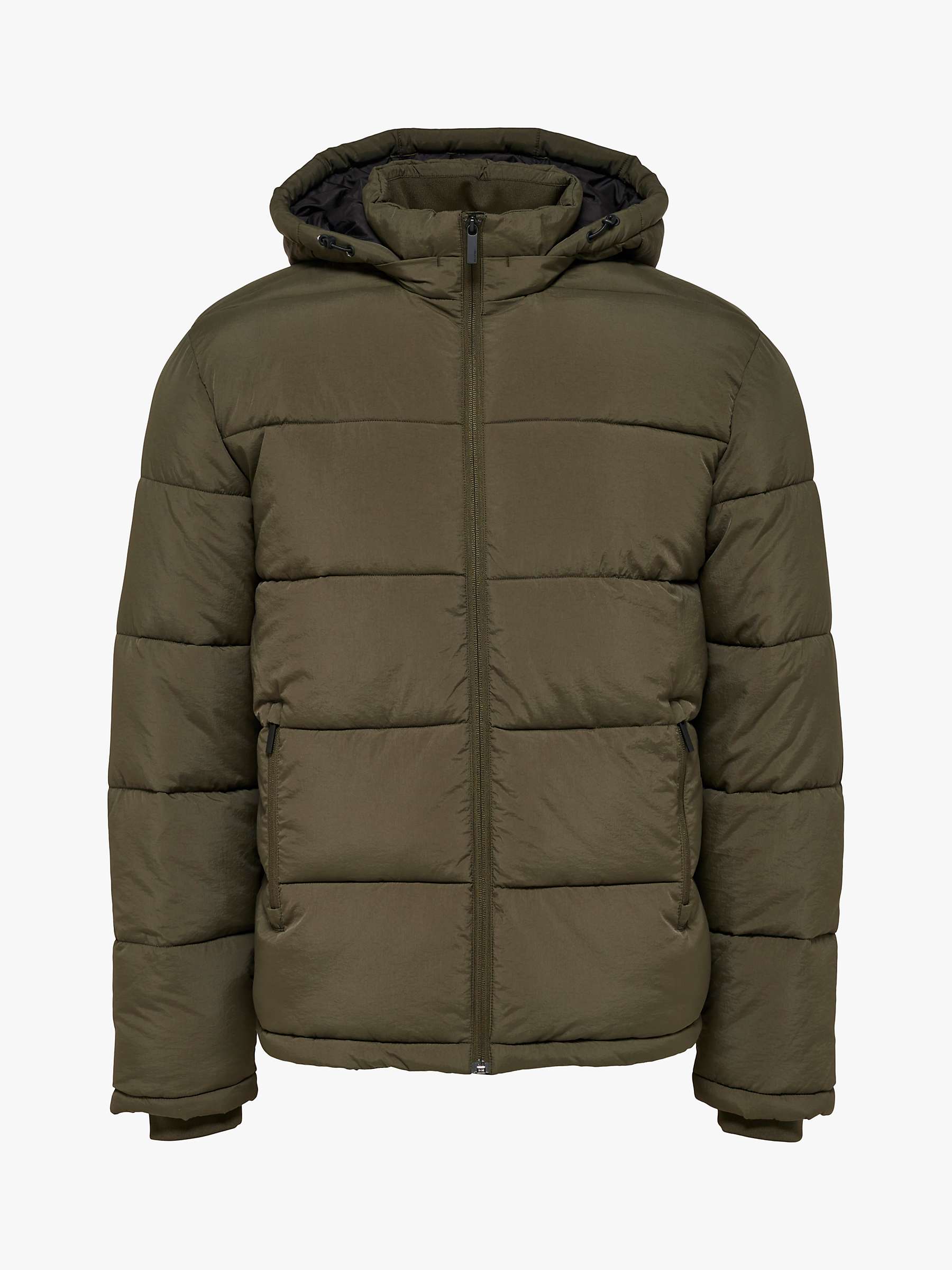 Buy SELECTED HOMME Winter Jacket, Green Online at johnlewis.com