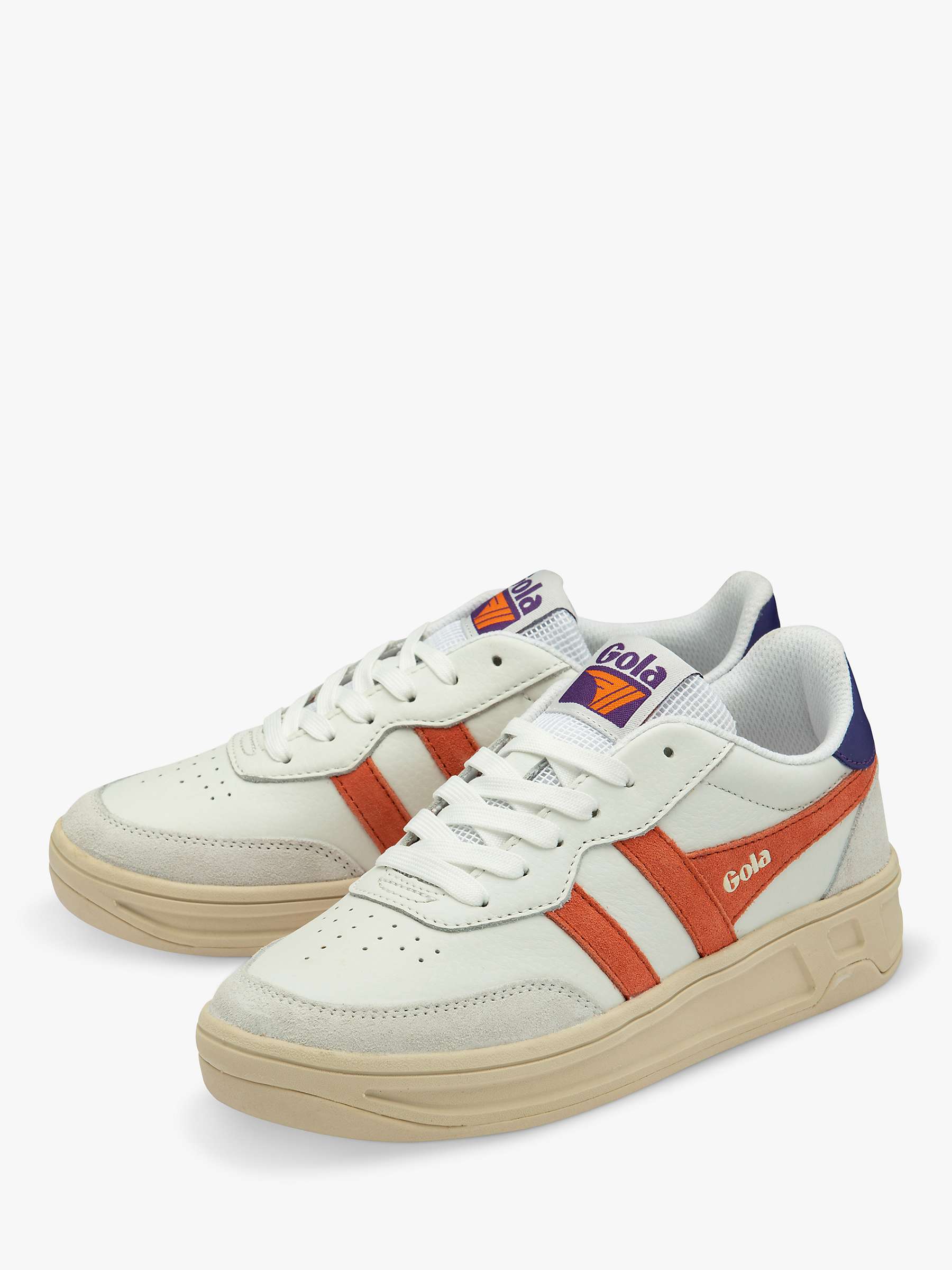 Buy Gola Classics Topspin Leather Lace Up Trainers Online at johnlewis.com