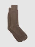 Reiss Alers Cotton Blend Terry Socks, Taupe