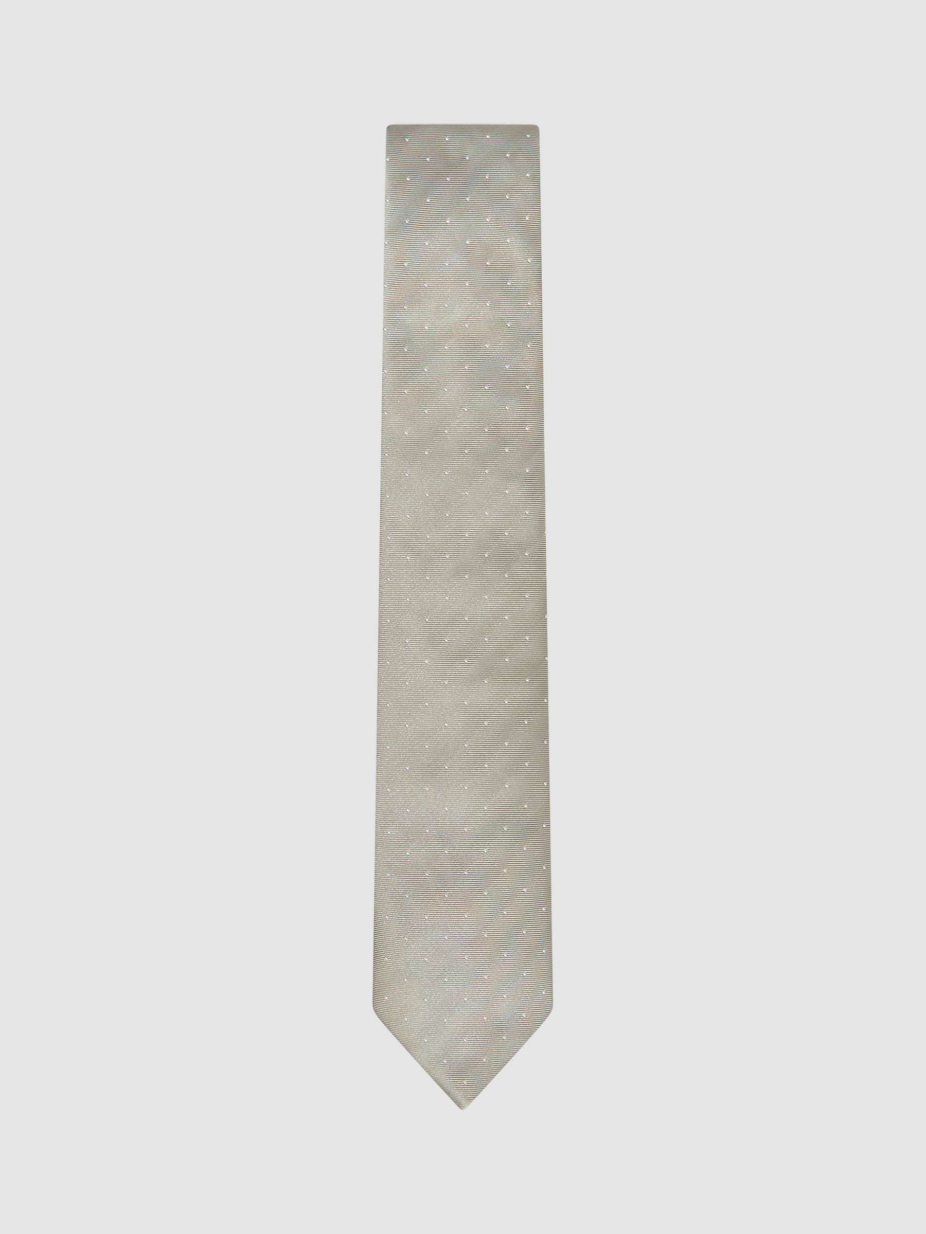 Buy Reiss Liam Polka Dot Silk Blend Tie Online at johnlewis.com
