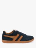 Gola Classics Equipe Suede Lace Up Trainers, Navy/Ginger/Gum