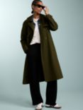 Baukjen Marlee Organic Cotton Trench Coat, Olive