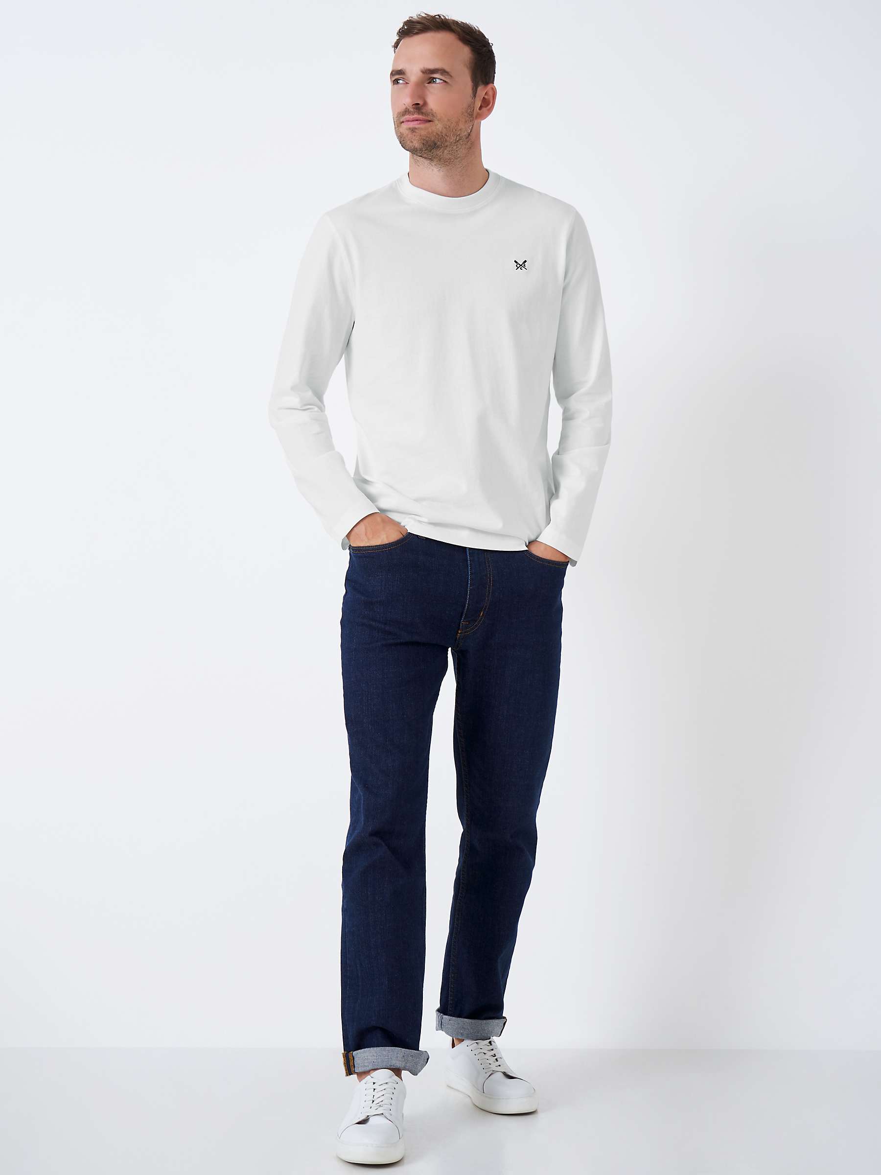 Buy Crew Clothing Long Sleeve T-Shirt Online at johnlewis.com