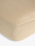 John Lewis Soft & Silky Egyptian Cotton 800 Thread Count Deep Fitted Sheet, Champagne