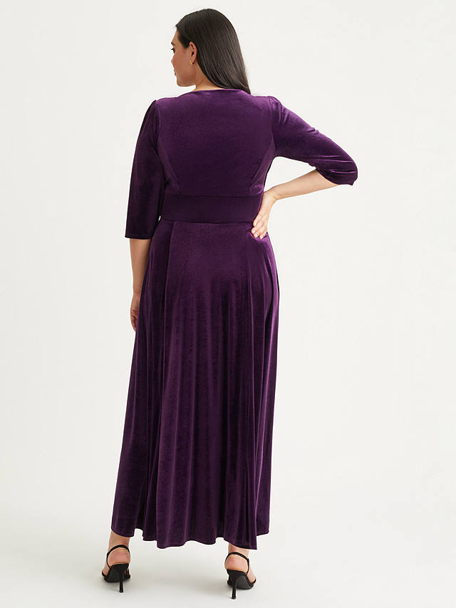 Scarlett & Jo Verity Maxi Gown Dress, Purple
