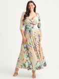 Scarlett & Jo Elizabeth Floral Velvet Maxi Dress, Multi