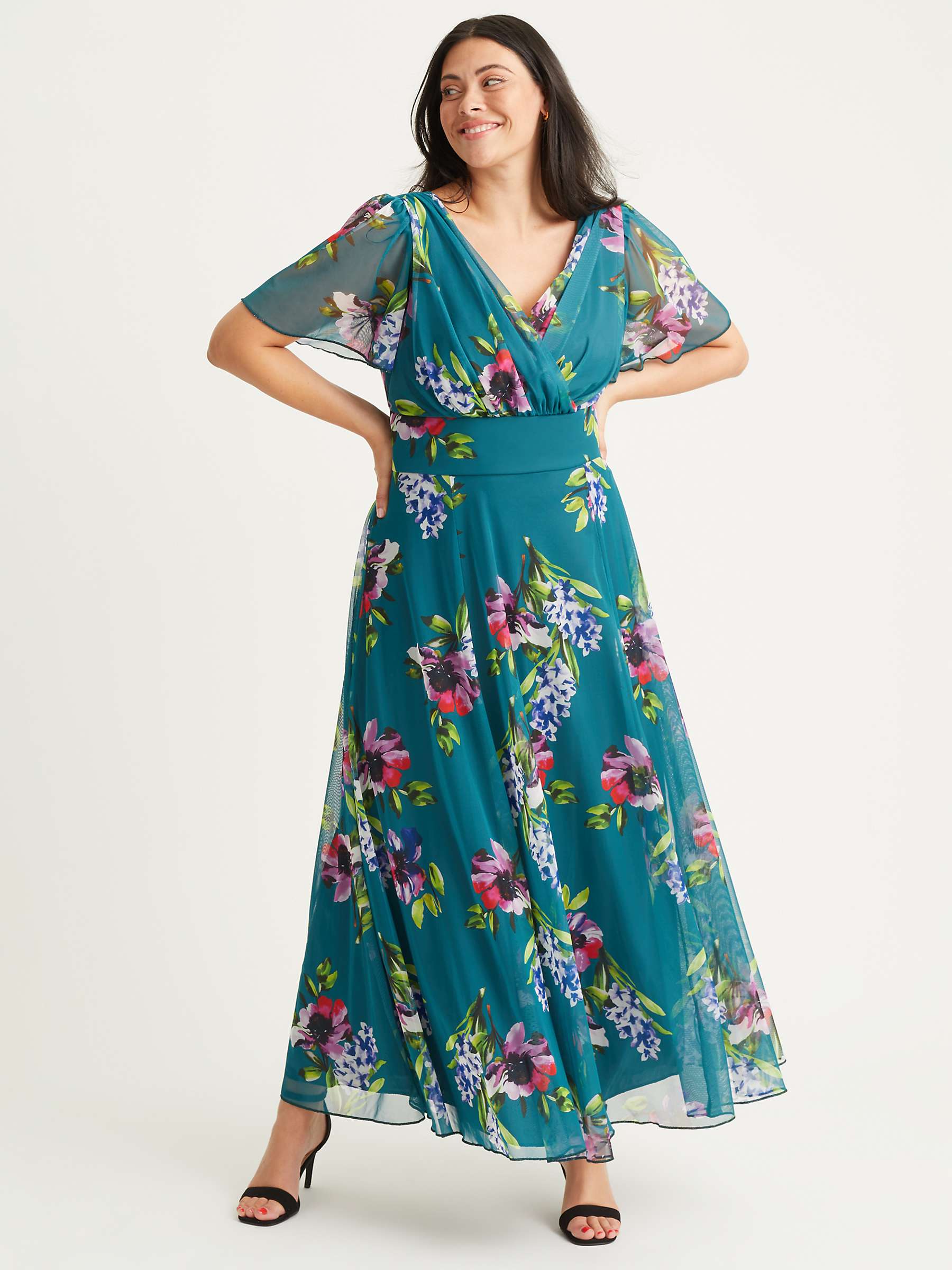 Buy Scarlett & Jo Isabelle Alexandrite Maxi Dress, Multi Online at johnlewis.com