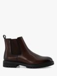 Dune Created Leather Chelsea Boots, Black