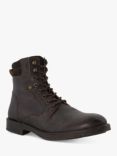 Dune Cadogan Leather Ankle Boots, Dark Brown, Dark Brown