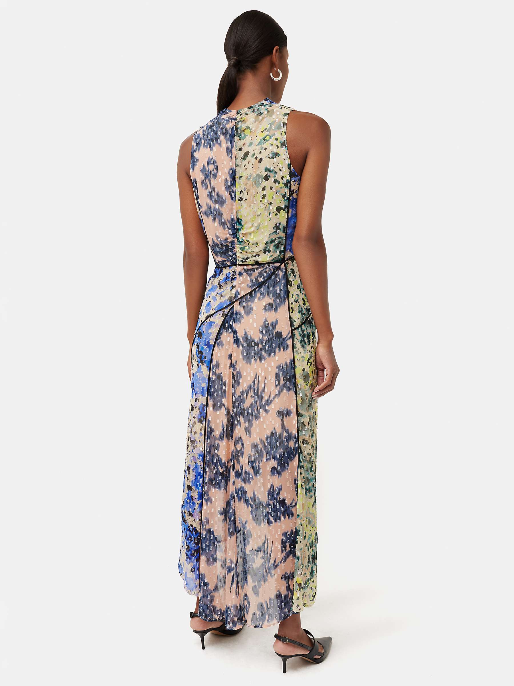 Buy Jigsaw Ikat Posy and Clouded Leopard Print Maxi Dress, Multi Online at johnlewis.com