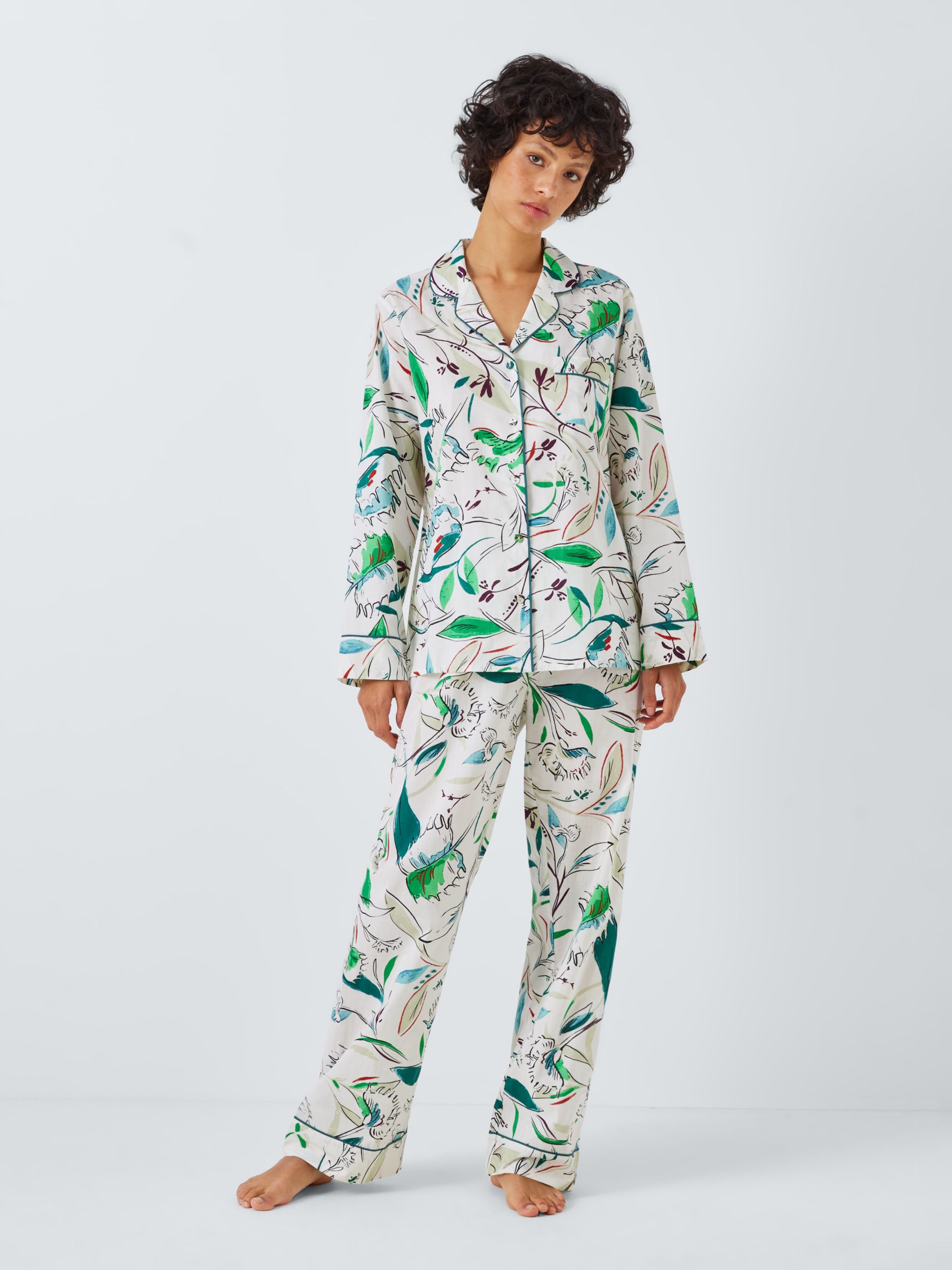 John Lewis Christmas Advert 2023 Snapper Woven Women's Pyjamas