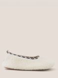 White Stuff Borg Ballet Slippers, Cream