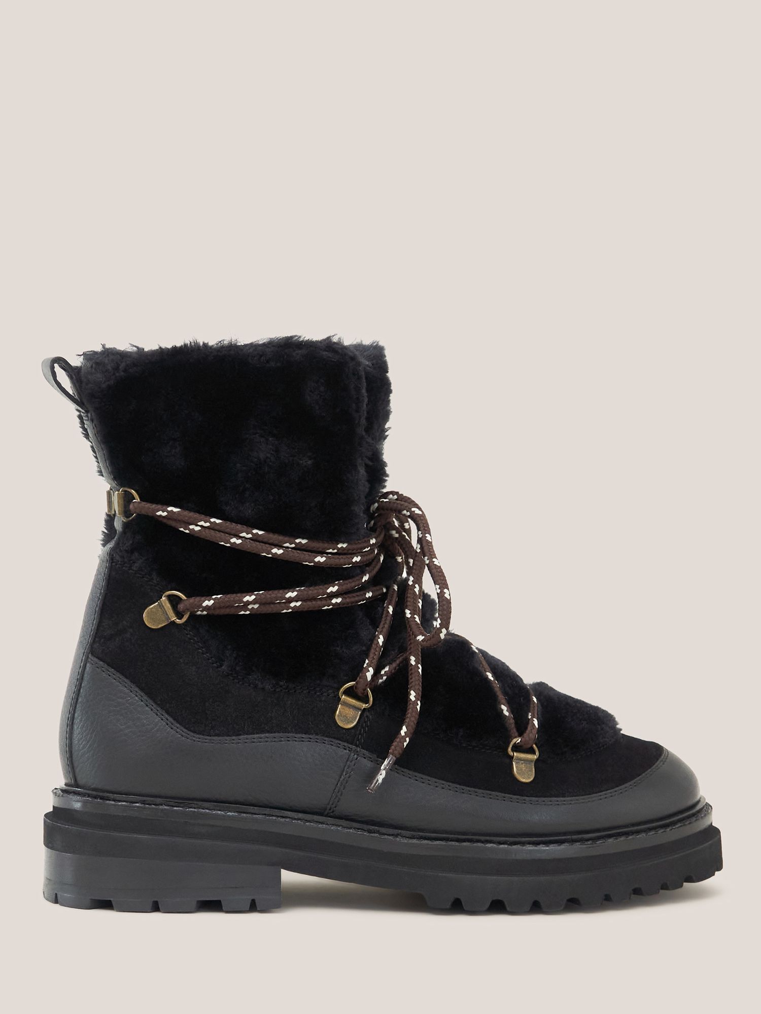 White Stuff Hailey Lace Up Hiker Boots