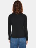 Whistles Maja Knitted Roll Neck Jumper, Black