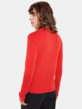 Whistles Mia Fitted Crew Neck Jumper, Red