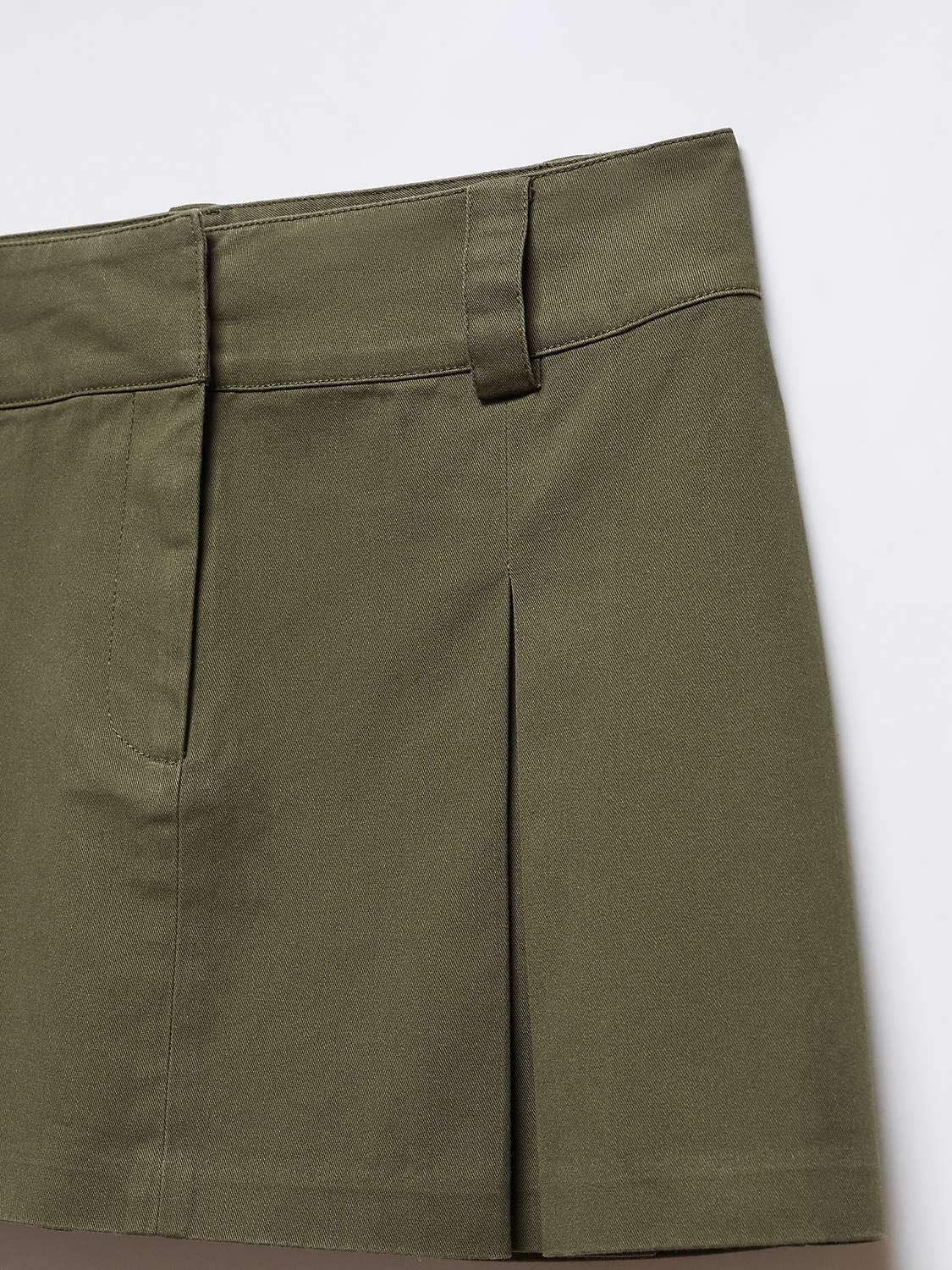 Mango Meli Cargo Mini Skirt, Green at John Lewis & Partners