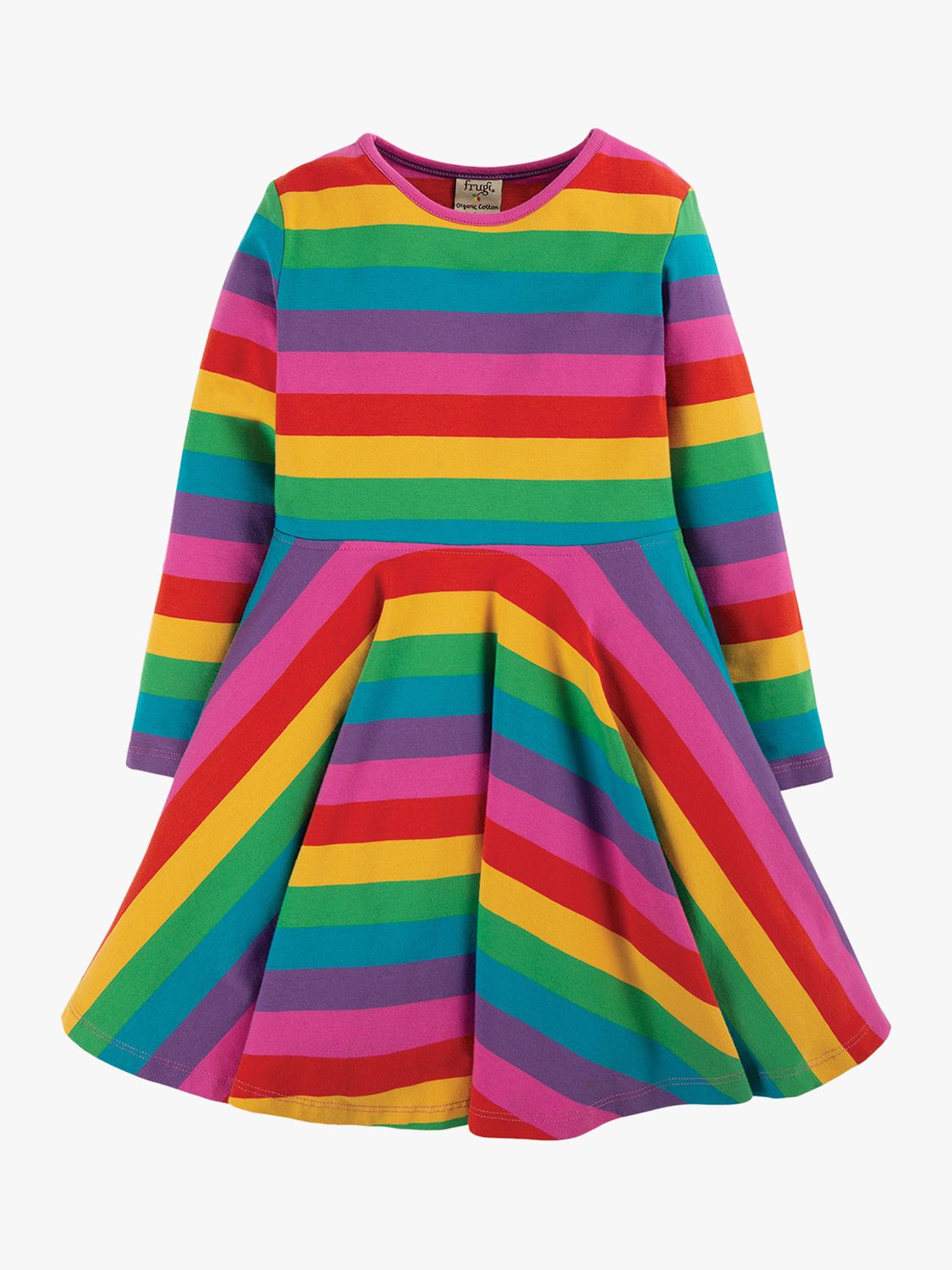 Buy Frugi Kids' Sofia Skater Dress, Multi Online at johnlewis.com