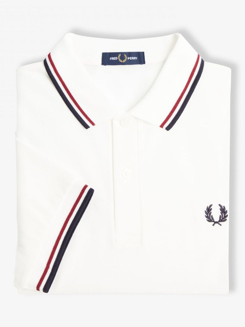 Buy Fred Perry Twin Tipped Regular Fit Polo Shirt Online at johnlewis.com