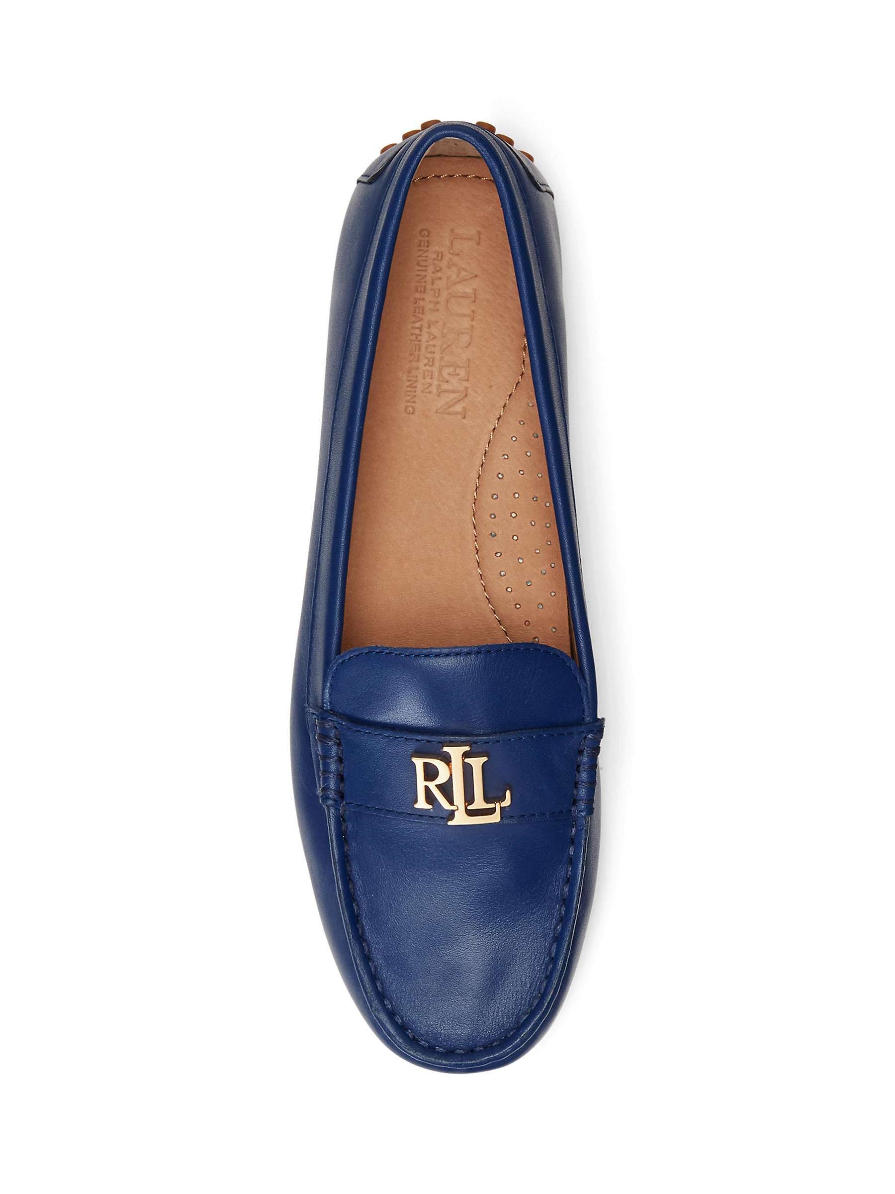 Buy Lauren Ralph Lauren Barnsbury Nappa Leather Driver Loafers Online at johnlewis.com